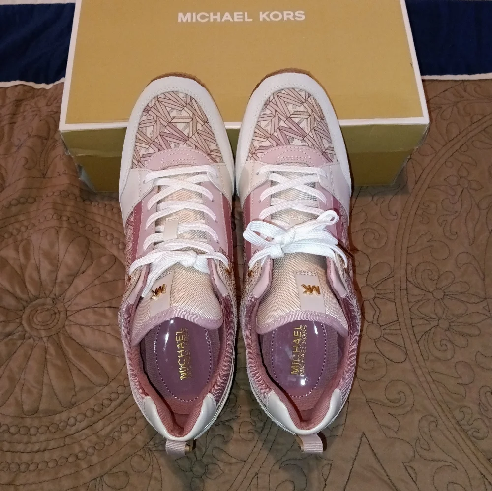 Michael Kors Georgie Trainer Sneakers - Picture 7 of 12